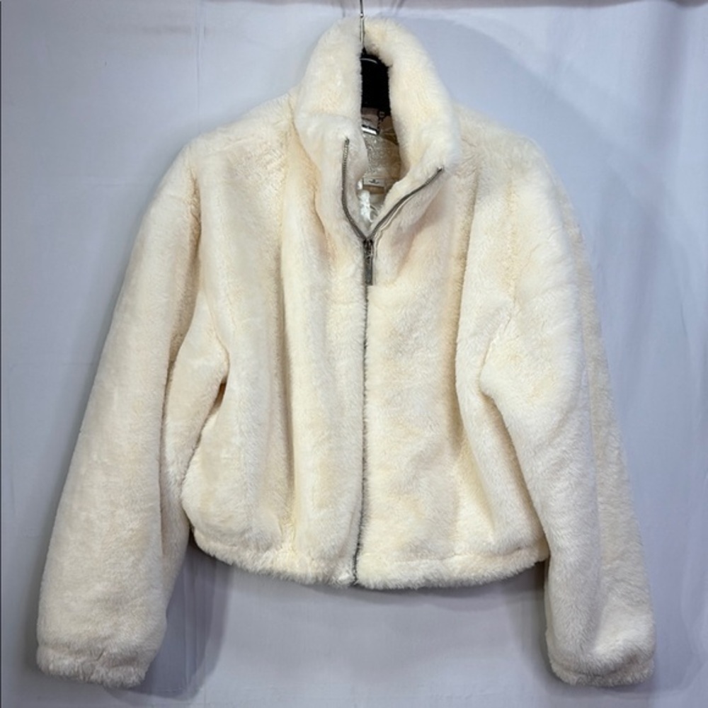 ☁️ Jou Jou Cream Teddy Jacket Cozy Plush Outerwear: